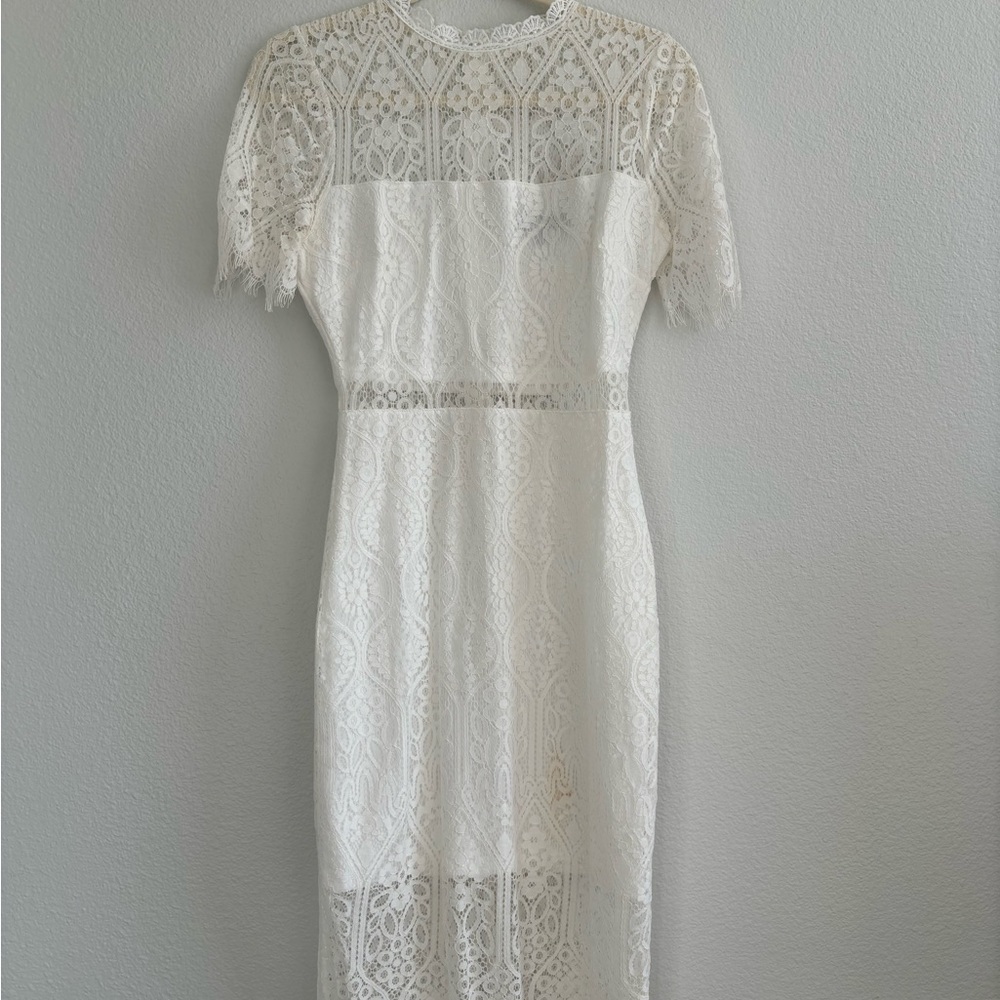 Size Small Lulus White Lace Dress
